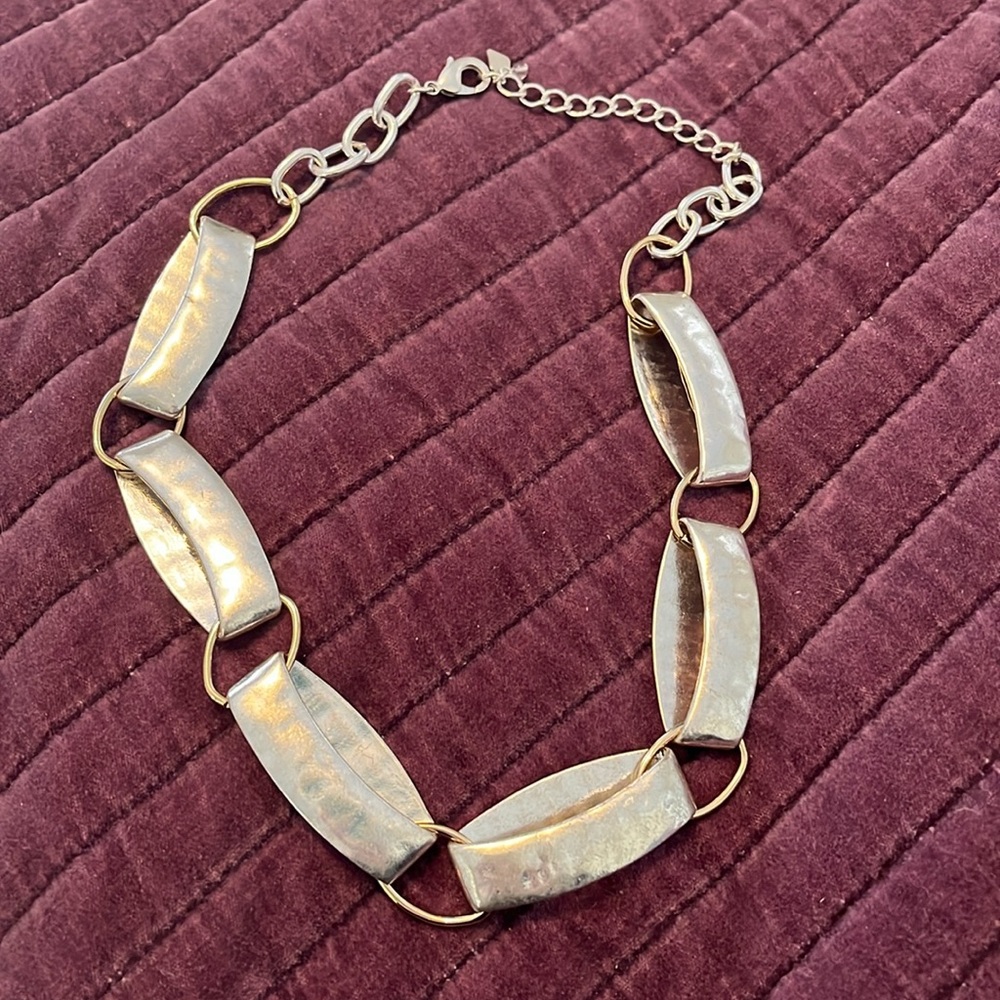 ALM Soho Silver Link Necklace in EUC. Gorgeous!